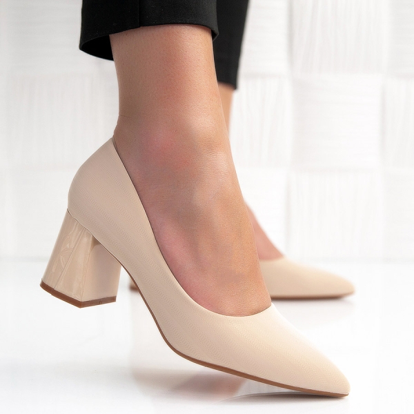 Обувки Laura Beige