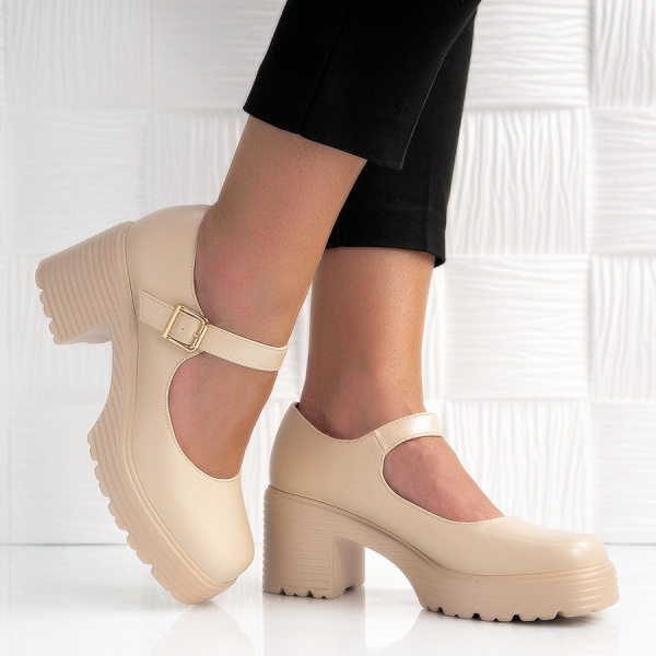 Обувки Biana Beige