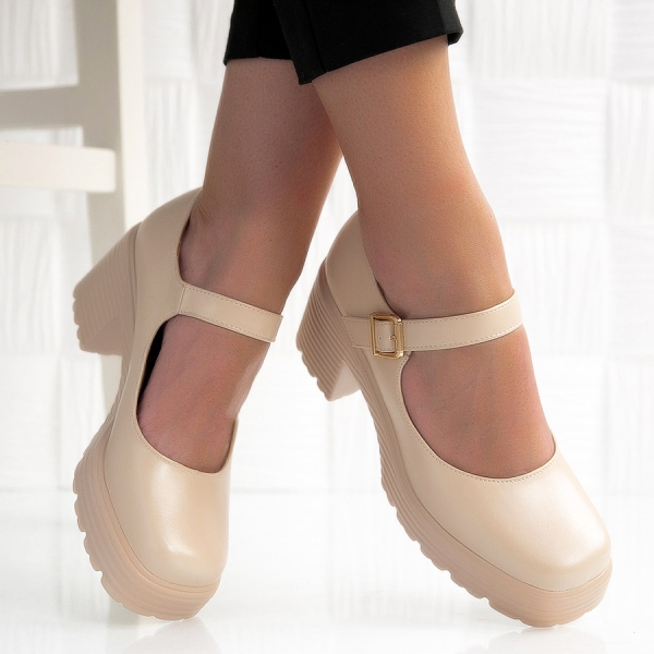 Обувки Biana Beige