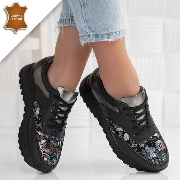 Обувки Poli Black