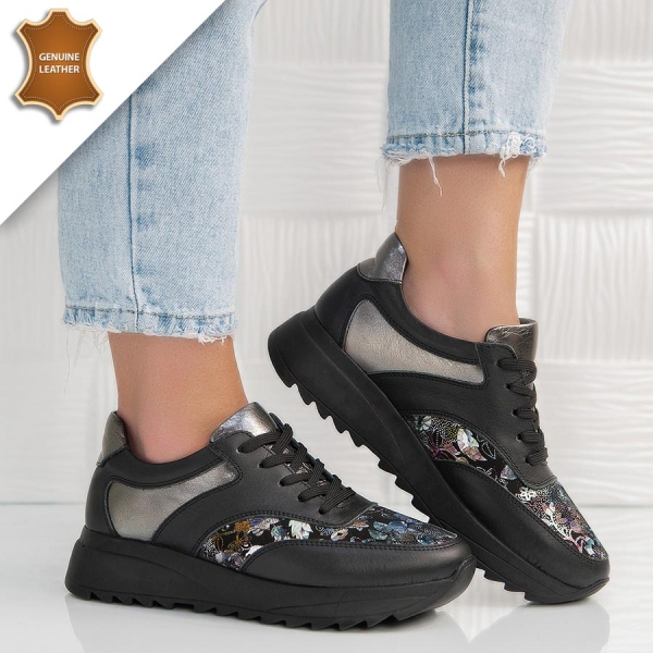 Обувки Poli Black