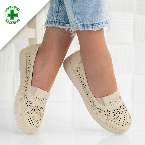 Обувки Vanera Beige