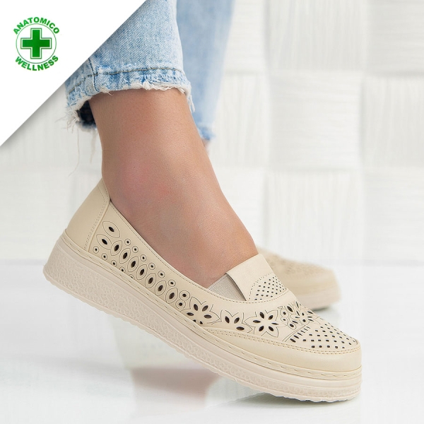 Обувки Vanera Beige