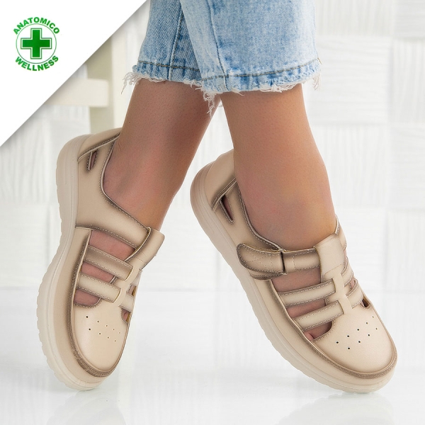 Обувки Karisa Beige/Blue