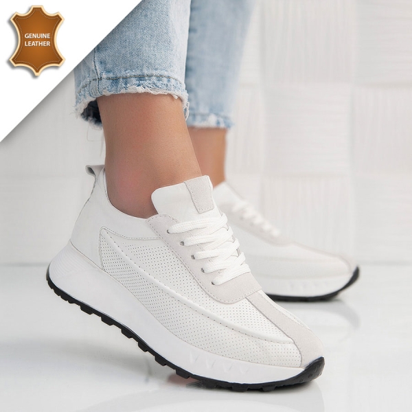 Обувки Marina White