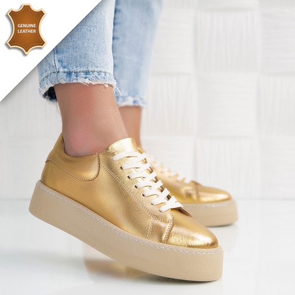 Обувки Bianka Gold