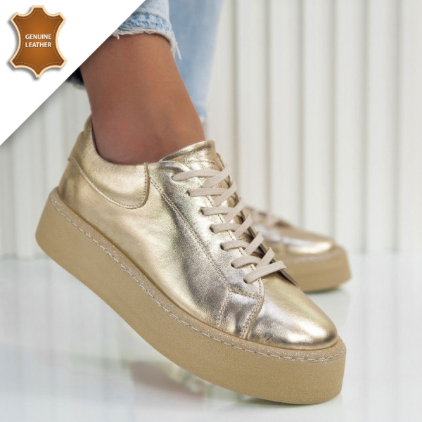 Обувки Bianka Gold