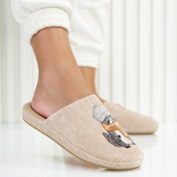 Пантофи Kami Beige