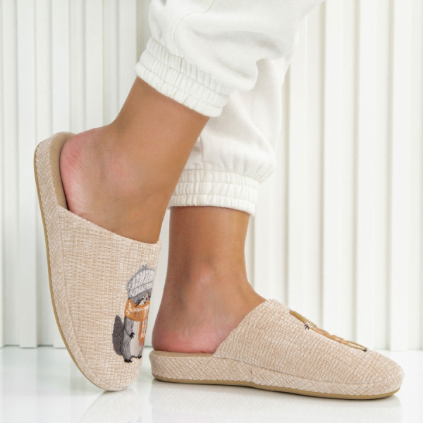 Пантофи Kami Beige