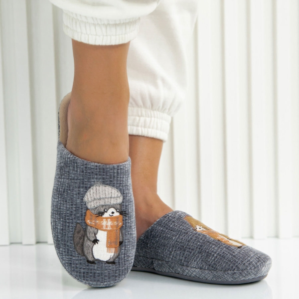 Пантофи Kami Grey