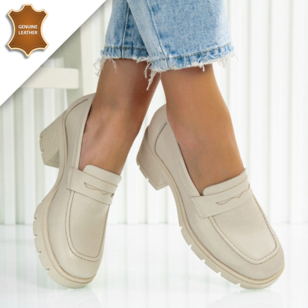 Обувки Talisa Beige