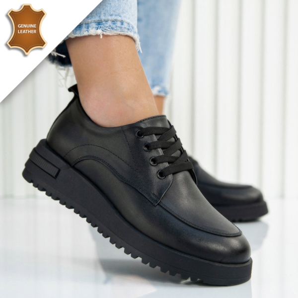 Обувки Loka Black