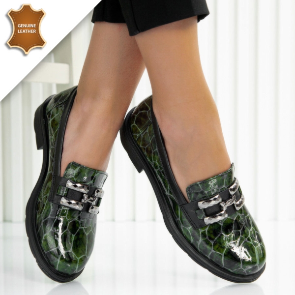 Обувки Delina Green