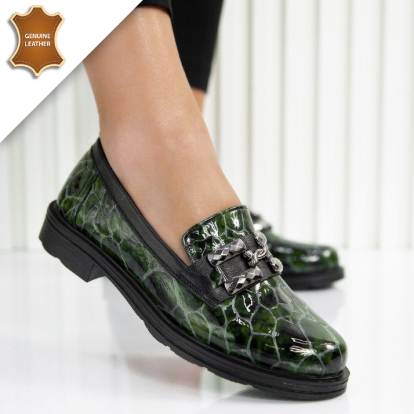 Обувки Delina Green