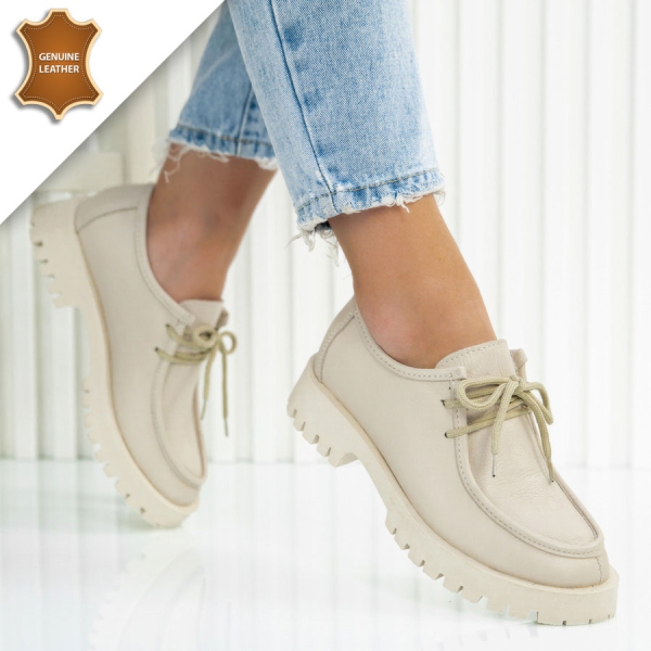 Обувки Diona Beige