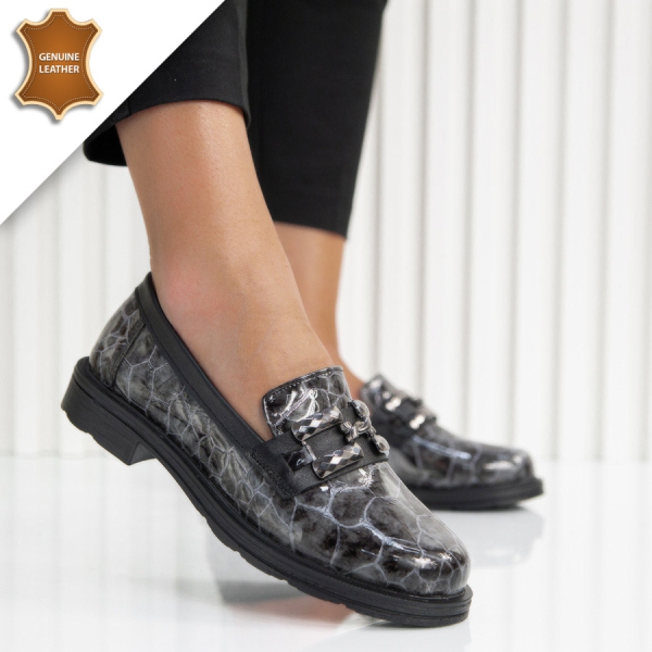 Обувки Delina Grey