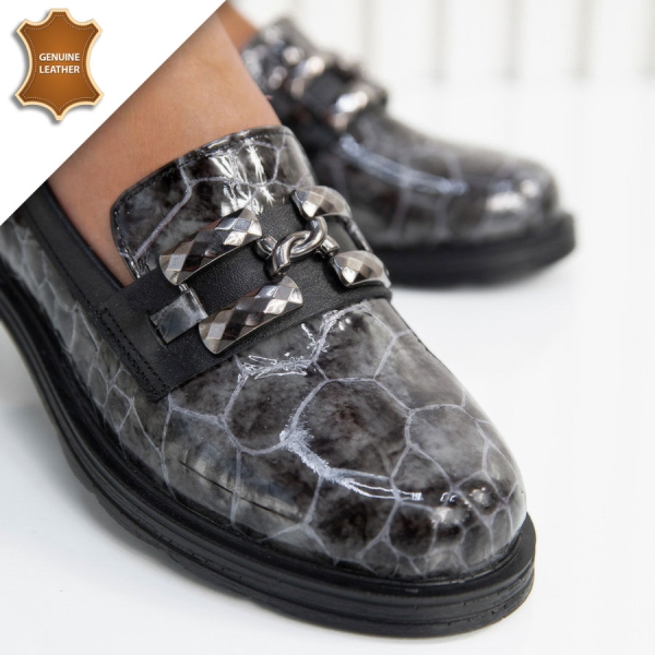 Обувки Delina Grey