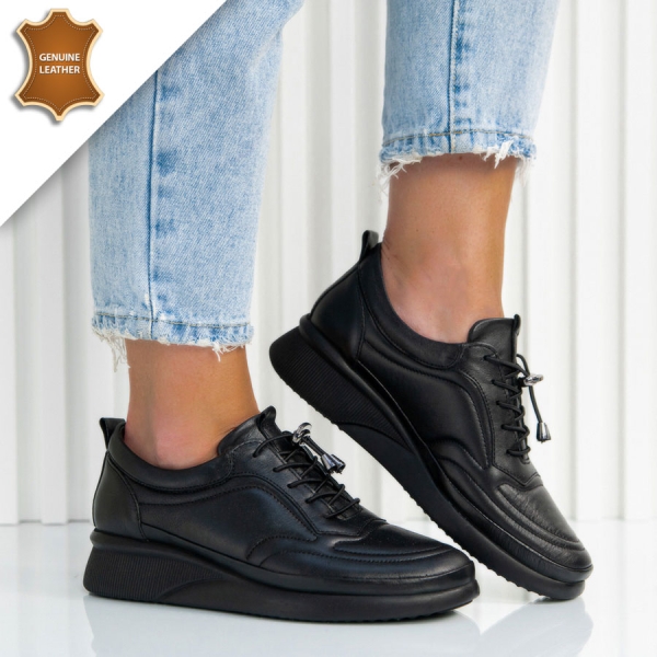 Обувки Manora Black