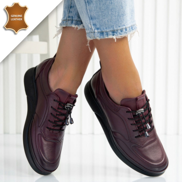 Обувки Manora Wine red