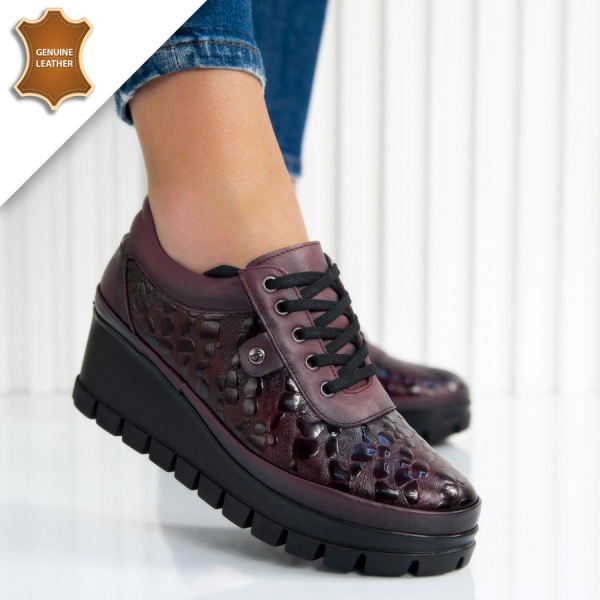 Обувки Samira Wine red