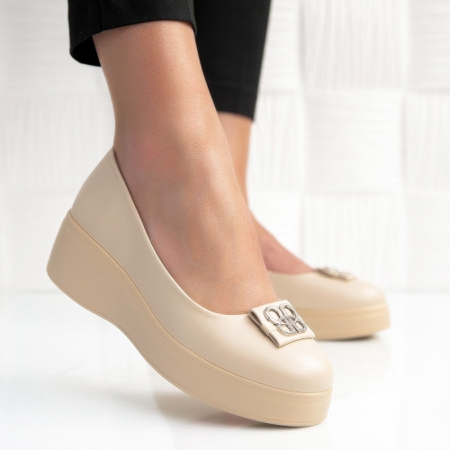 Обувки Lemanna Beige
