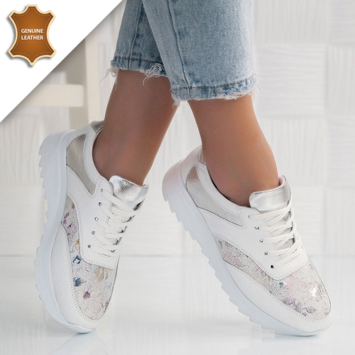 Обувки Poli White