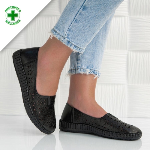 Обувки Helga Black