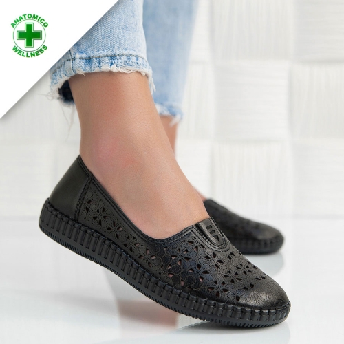 Обувки Helga Black