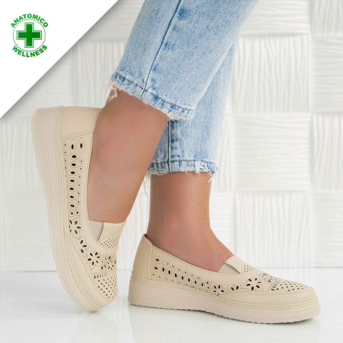 Обувки Vanera Beige