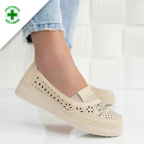 Обувки Vanera Beige