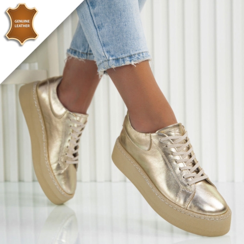 Обувки Bianka Gold