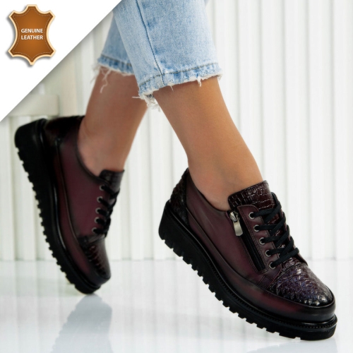 Обувки Liana Wine red