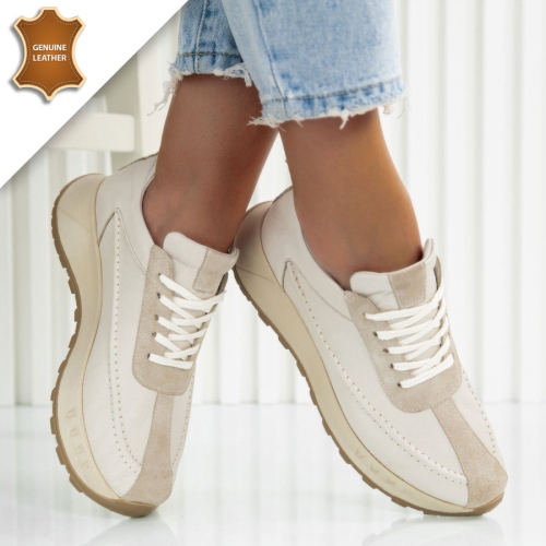 Обувки Karolina Beige