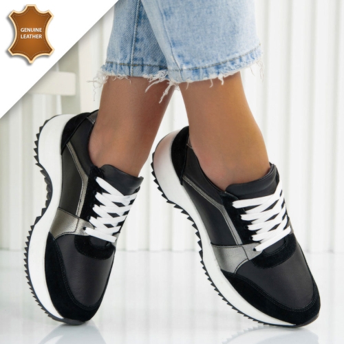 Обувки Daris Black