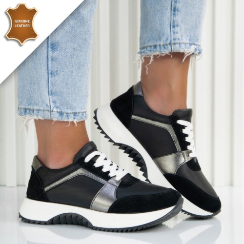 Обувки Daris Black