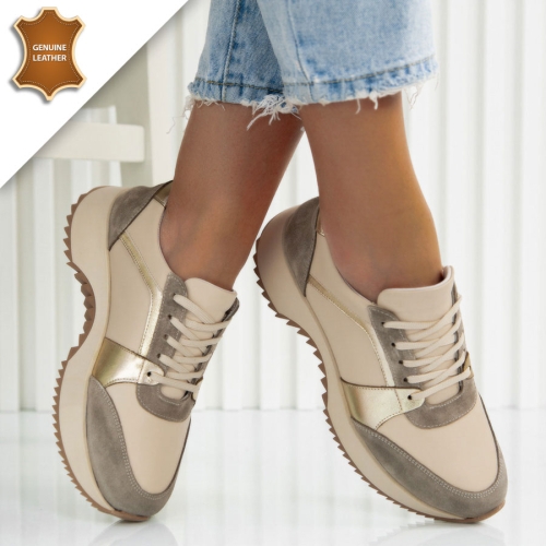 Обувки Daris Beige