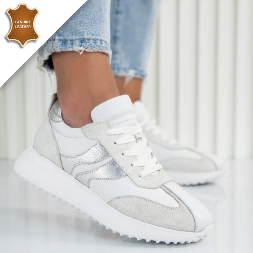 Обувки Morandi White