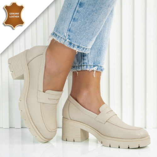 Обувки Talisa Beige