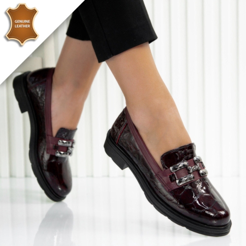 Обувки Delina Wine red