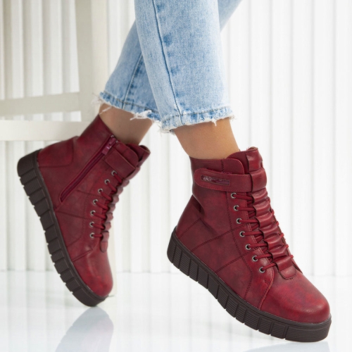 Боти Norma Wine red