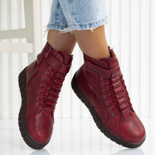 Боти Norma Wine red