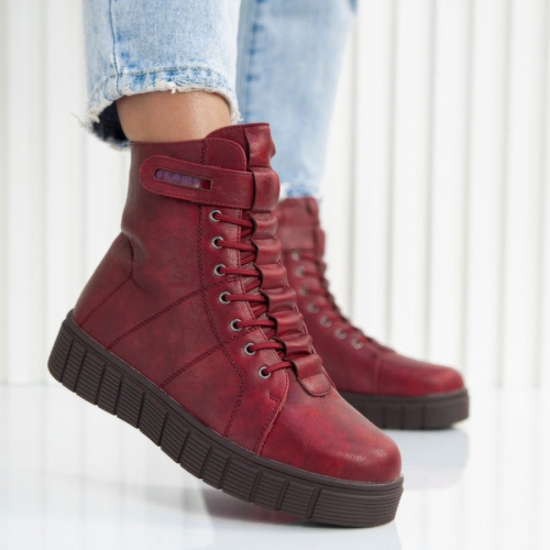 Боти Norma Wine red