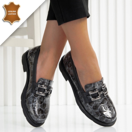 Обувки Delina Grey