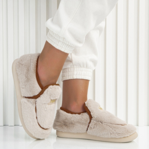 Пантофи Missy Beige