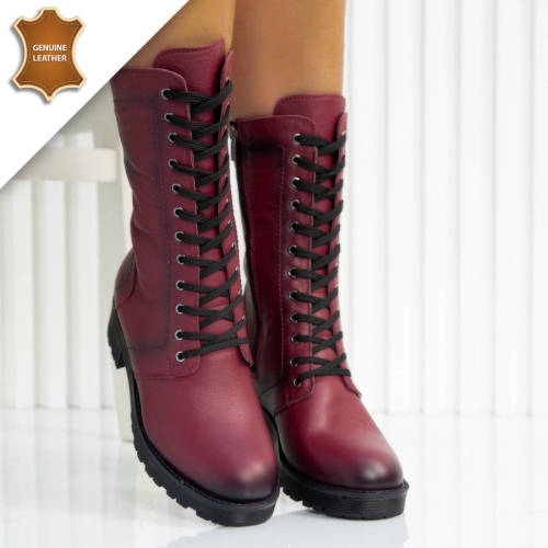 Боти Sofia Wine red