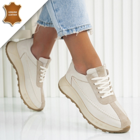 Обувки Karolina Beige