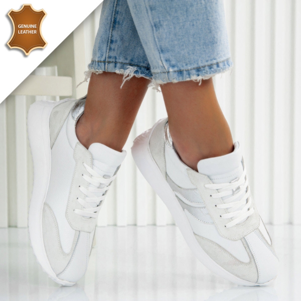 Обувки Morandi White