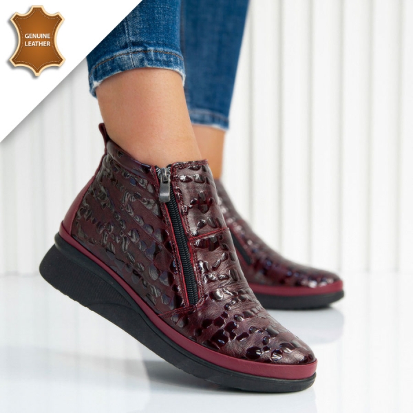 Боти Bella Wine red