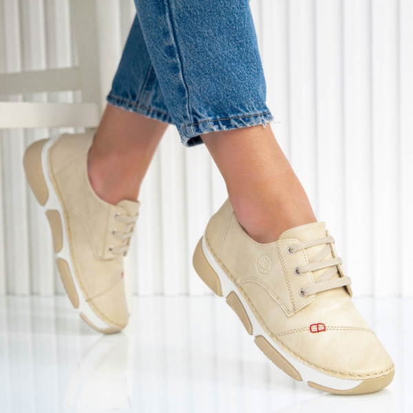 Обувки Magy Beige