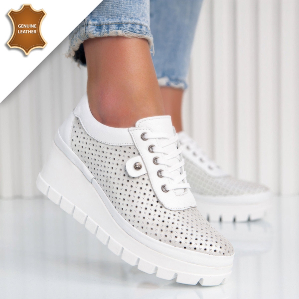 Обувки Kristal White